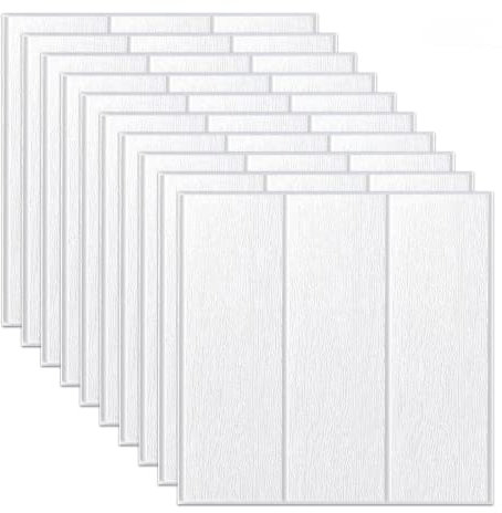 Carta da parati 3D con mattoni in schiuma, 10 pezzi, autoadesiva, 3D, piastrelle in pietra, adesivo da parete, pannelli in schiuma morbida, pannelli in ceramica goffrata, per casa e ufficio 1#