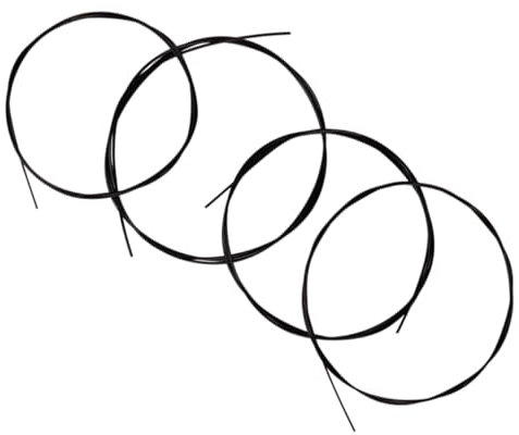 Toyvian 4er-pack Ukulele-saiten-set Robuste Nylon-saiten Als Ersatz für Ukulele-musikdraht-zubehör