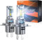 SEALIGHT H4 9003/HB2 Bombillas, 28000 lm con ventilador de refrigeración de 14000 RPM, luz antiniebla 9003, Plug-N-Play, paquete de 2