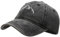 XYIYI Berg Schwarz Vintage Basecap Verstellbare Distressed Washed Baseball Kappe für Damen Herren