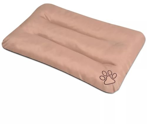 Homgoday Hundsäng, hundkudde, hundsängar, hundmatta, husdjurssäng, hundmadrass, hundsovplats, hundsäng, för husdjur, storlek XXL, beige