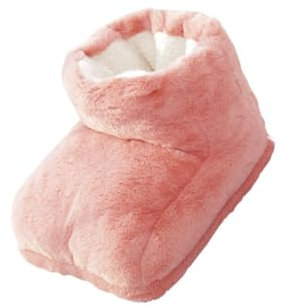 Holibanna 5v Usb Foot Warmer Plush Heating Shoes for Women and Girls Electric Heated Slippers for Office Use Gaming and Study