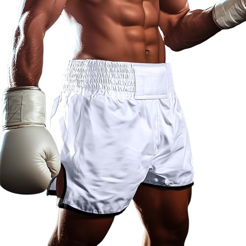 HGWOPGASD Unisex Boxing Shorts, Atmungsaktive MMA Kickboxing Trunks, Muay Thai Fighting Trainingsshorts A12