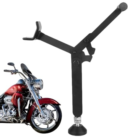 30×29CM Soporte Para Motocicleta - Soporte Rueda Trasera Moto, Soporte de mantenimiento de limpieza de cadenas de ruedas antideslizante, Soporte de elevación de rueda de ajuste de altura port