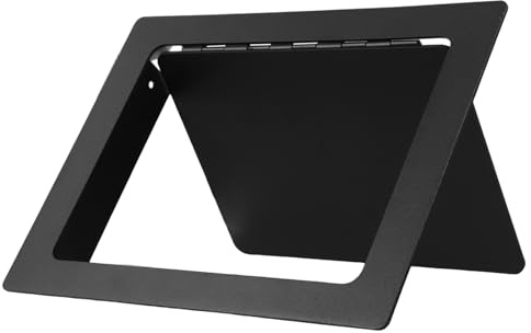 NUOBESTY Coperchio per Bidone Apertura Laterale Integrato in Acciaio Inox 304, Resistente a Macchie e Impronte, per Bagno e Spazi Commerciali