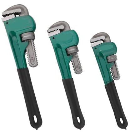 Skiftnyckel, liten rörtång, Rörtång Snabb Rörklämma 10 12 14 18 24 tum Kraftiga VVS-tänger Manuella verktyg 45# stål Rostskyddsmedel(10-Inch)