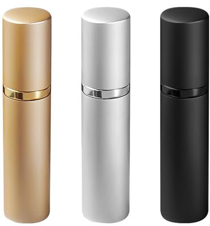 VEGCOO 3Pcs Atomizador Perfume Recargable, Mini Botella de Perfume Portátil, Pulverizadoras Colonia Recargable, Frasco Perfumador Vacías para Viaje Salir