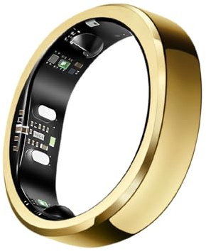 RingConn Gen 3 Smart Ring - Vascular Trends(Size 7, Royal Gold)