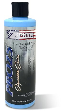Zephyr Metal Polish Aluminium Chrome Cleaner Protect PRO25 473ml 16oz Bottle
