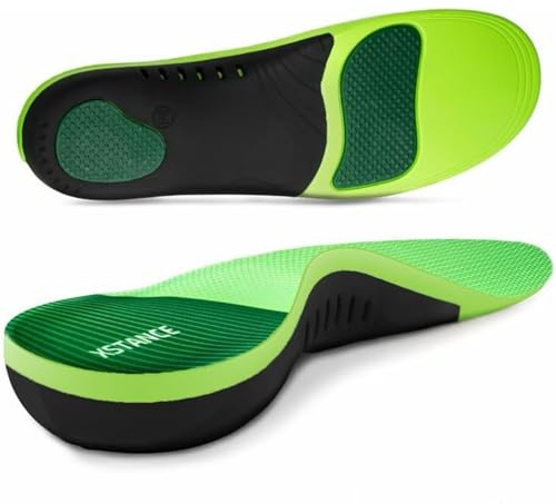 XSTANCE Insoles 2.0 for Men & Women – Plantar Fasciitis, Heel Pain, Flat Feet & Overpronation | Heavy-Duty Arch Support for Standing All Day | Built for 200+ lbs | Men’s 8-10 / Women’s 9-11