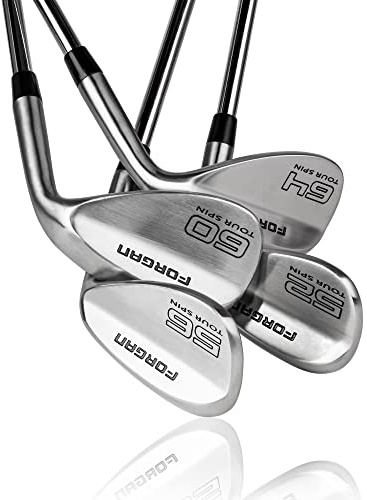 Forgan of St Andrews Tour Spin 4 Golf Wedge Set 52-56-60-64, Mens Left Hand