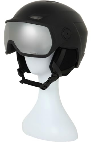 Salomon Herren Pioneer Lt Visor Skihelme, Black, M