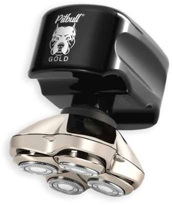 Pitbull Gold Pro Afeitadora de Cabeza y Rostro - Mejor Afeitadora Eléctrica Hombre - Afeita en Húmedo y Seco - Afeitadora Hombre