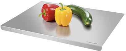 Tescoma 428768 Spianatoia in acciaio inox 45 x 35 cm, con tappetino antiscivolo, linea GrandCHEF