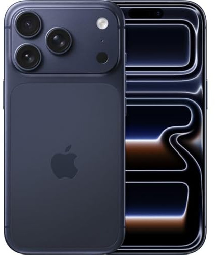 Apple iPhone 17 Pro 1 TB: 6,3 Display mit ProMotion bis zu 120 Hz, A19 Pro Chip, bahnbrechende Batterielaufzeit, Pro Fusion Kamera-System mit Center Stage Frontkamera; Tiefblau