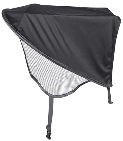 HAPINARY Parasol Para Cochecito De Ñiño Negro, Funda De Licra Resistente Al Sol y Viento, Protector Solar Portátil Para Paseo Al Aire Libre, Accesorio Funcional Para Padres