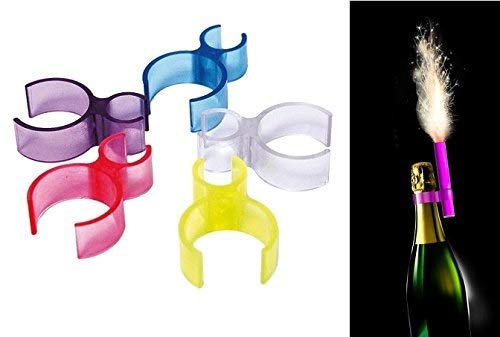 Lot 10 Clip attache bouteille Artifice Fontaine des Glaces Bougie - Livraison 24/48h !