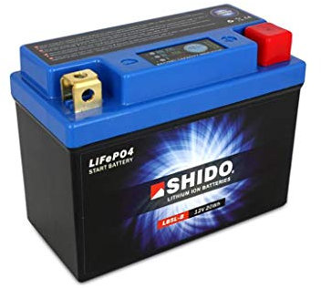 Batterie 12V 1,6AH(4AH) LB5L-B Lithium-Ionen Shido XT 600 H 43F 84-86