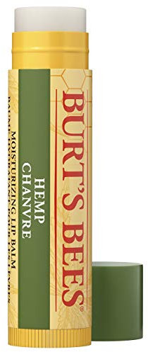 Burt's Bees 100 Percent Natural Origin Moisturising Lip Balm, Hemp with Beeswax