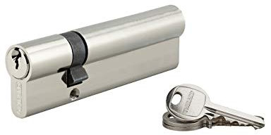 THIRARD - Cylindre à clé crantée 30 x 80 mm nickelé 3 clés