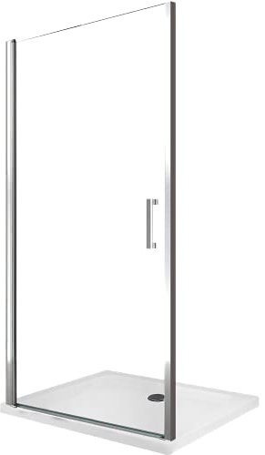 Puerta de ducha batiente de 8 mm para instalacion en un nicho reversible H.200 – 64-68 (69-73 cm)