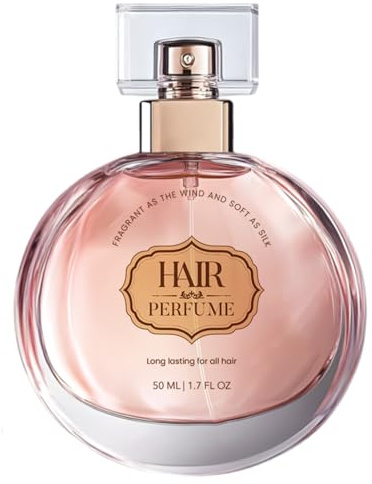 Hair Perfume for Women – Long-Lasting Floral Rose Fragrance –Travel Size Hair & Body Mist, Strengthens & Conditions Hair, 1.7 Fl Oz/50ml