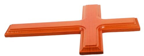 Holibanna Wooden Cross Wall Decoration Rustic Jesus Cross Ornament for Home Adornment Collection