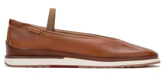 Pikolinos Denia Bailarinas Mujer | en Cuero | Plantilla Extraíble | Talla EU 35-42 en Color Marrón