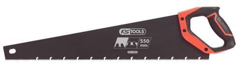 Scie Egoine Coupe Du Plâtre 550mm, 3 Angles de Coupe 9Tpi, Poignée Bi-Matière