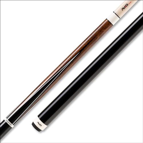 Cuetec Avid Era Sneaky Pete Style - Stecca da biliardo a 4 punti senza avvolgimento, 12,25 mm, colore: Marrone