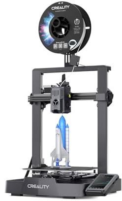 Creality Ender 3 V3 KE Impresora 3D de Alta Velocidad 500mm/s Mejora Impresoras 3D con Nivelación Automática, Refrigeración Doble, Interfaz de Usuario Inteligente y Eje Z Dual, 300 ℃, 220x220x240mm