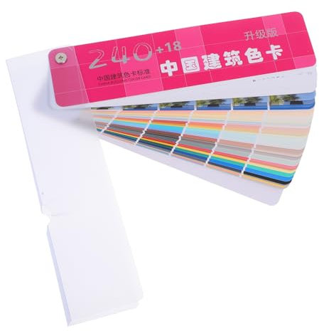 Yardenfun Campioni Colore Vernice Standard Nazionali Cartelle Colori Vernice Multiuso Resistenti Alla Sbiaditura Per Pareti Mobili Interni Ed Esterni Strumenti Di Abbinamento Preciso Per Pro