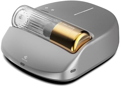 CREATULIZE Advanced Automatic Bed Vacuum Cleaner - Cordless, Rechargeable UV-C Light Sanitizer 14KPa Power Suction Eliminates Dust Mites, Allergens, with HEPA Filtration