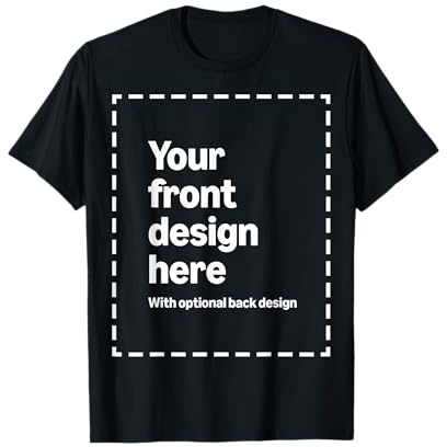 Personalised/Custom Front and Back T-Shirt with Your Image