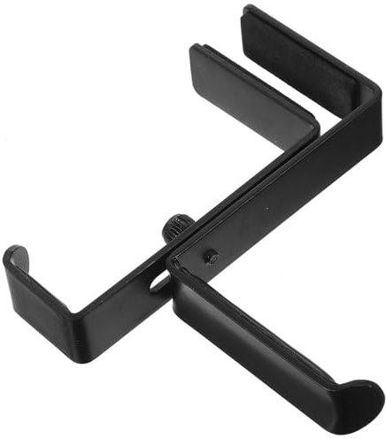 SEWACC Supporto per Cuffie in Ferro da Parete Porta Cuffie Stabile e Resistente Gancio per Headset da Scrivania Facile da Installare per e Negozio Nero
