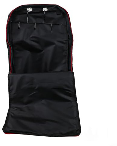 Bridle & Halter Storage Bag - Ample Compartment & Pockets, Adjustable Straps for Barn, Stable & Horse Equipment Travel，Waterproof Polyester with 3 Robust Hooks, 26153in for Barn(Black)
