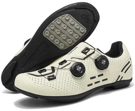Treer Cycling Shoes Mens Womens Cycle Trainers Shoes Without Cleats, Non-Slip Rubber Bottom for Outdoor Road Mountain Bikes, Indoor Spin Bike, 3.5UK-13UK, Spring and Summer