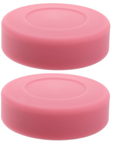 Totority 2pcs Pvc Hockey Pucks Set for Ice Hockey and Street Stable Material with Lightweight Design Portable Practice Pucks Suitable for Outdoor and Sports Game Tables