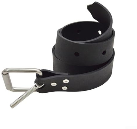Cinturón de peso de liberación rápida para buceo libre y buceo hecho de silicona de alta durabilidad adecuado para uso en pesca submarina (130 cm, negro)