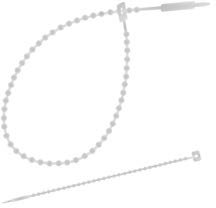 PB-Onlinehandel Rasterschlaufen - Kabelbinder ähnliche Rasterschlaufen, Länge wählbar 75mm / 125mm / 225mm (125mm (5)) - 1.000 Stück pro Packung