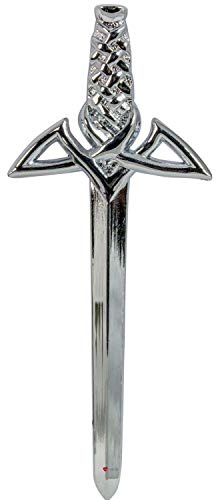 Hombres Kilt Pin Broche Moderno Claymore Espada Celta in en Acabado Pulido