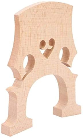 Alnicov Cello Bridge Maple Wood Cello Bridge for 4/4 Cello Replacement Parts