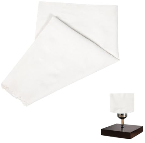 HOMSFOU Material De Tela Para Pantalla De Lámpara 55.11X39.37 Pulgadas Kit De Bricolaje Para Sombra De Lámpara Hecha a Mano Cubierta Ligera De Tela Lino Para Decoración Hogar