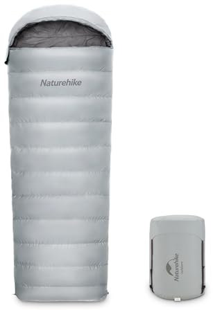 Naturehike Schlafsack 670 FP Daunen Baumwolle Schlafsack für Erwachsene Mumienschlafsack Ultraleichter Tragbar Schlafsack für Outdoor Camping Wandern