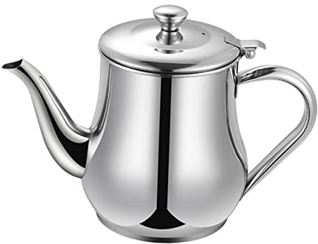 Amosfun Recipiente Para Aceite Reutilizable 70 Oz Acero Inoxidable Con Colador Recipiente Filtrante Para Cocina Uso Doméstico Almacenamiento De Grasa Con Separación Fácil