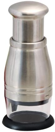 Spremiaglio in acciaio inox, strumento tritacaraglio, tritatutto manuale ad alta efficienza, tritatutto aglio | Affettaverdure leggero, pelapatate, spremiaglio per