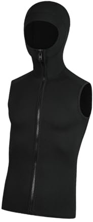 Qianly Muta da Immersione con Cappuccio da 3 mm per Kayak e Snorkeling, XL