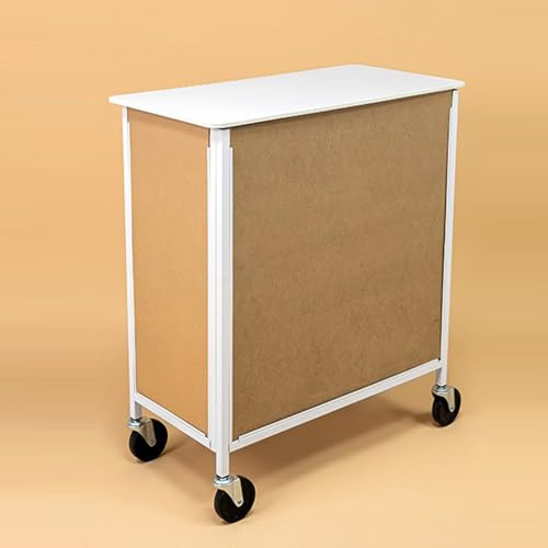 Bärbar Mässa Pop Up Podium Bord, Fällbara Reklam Räknare Bord Retail Bar Bord Utställning Reklam Display Banner Stand, Supermarket Tasting Table Reception Händelse skrivbord med förvaringspåse