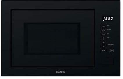 Candy 38cm, 25 litre Built-in Microwave, 1200w Grill, 800w Microwave, 5 power levels, 8 functions, defrost programs, touch control- Black 31 x 60 x 39cm - CA38FL7N25WXBUK
