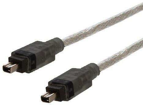 AAA PRODUCTS | HIGH GRADE - FireWire/ILINK/DV/IEEE 1394 Cable - Works with Mac & PC - Fully Moulded End Connector - For Camera, Camcorder, External Drive, Docking Station and more (4 pin - 4 pin)